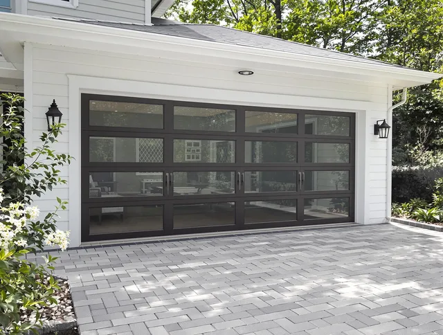 Northborough Garage Door Repair design specialist presenting custom garage door options to Northborough homeowner