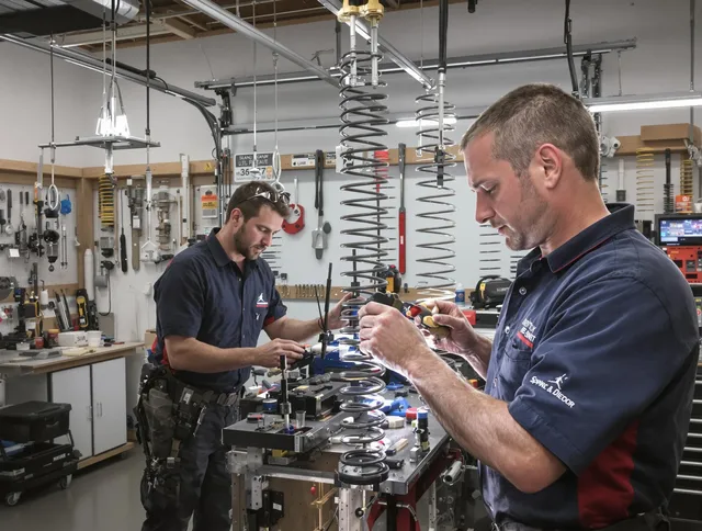 Garage door spring repair service by Northborough Garage Door Repair in Northborough