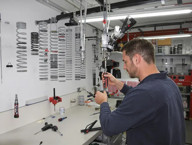 Northborough Garage Door Repair safety certified technician performing precision spring replacement in Northborough